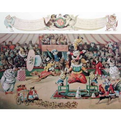 The Cats Circus by Louis Wain