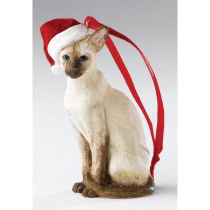 Siamese Sitting - Christmas Hanging Ornament 
