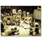 Tabitha's Cat's Academy by Louis Wain